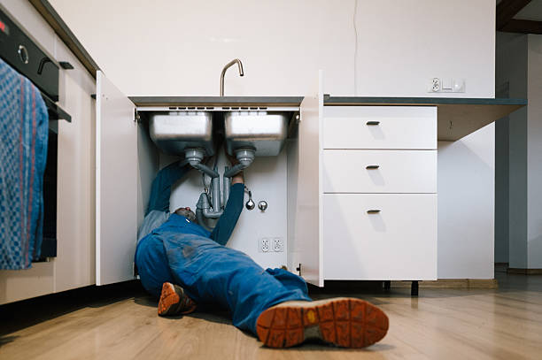 Professional Drain Cleaning technician working in Pleasureville, PA